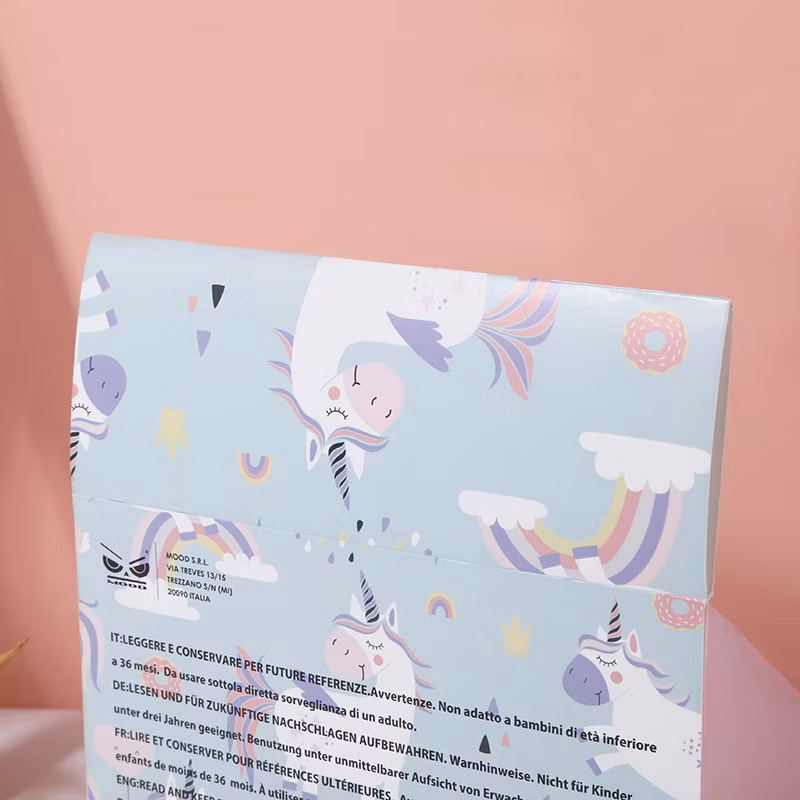 Custom Printing Colorful Unicorn Display Box School Supplies Countertop Display Box Cardboard Box