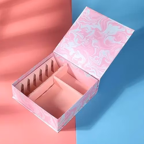 ODM OEM Holiday Celebration Medium Size Foldable Square Packaging Gift Box with Handle for Holiday Gifts, Wine, Pastry, Food, Cosmetics, Candy, etc.