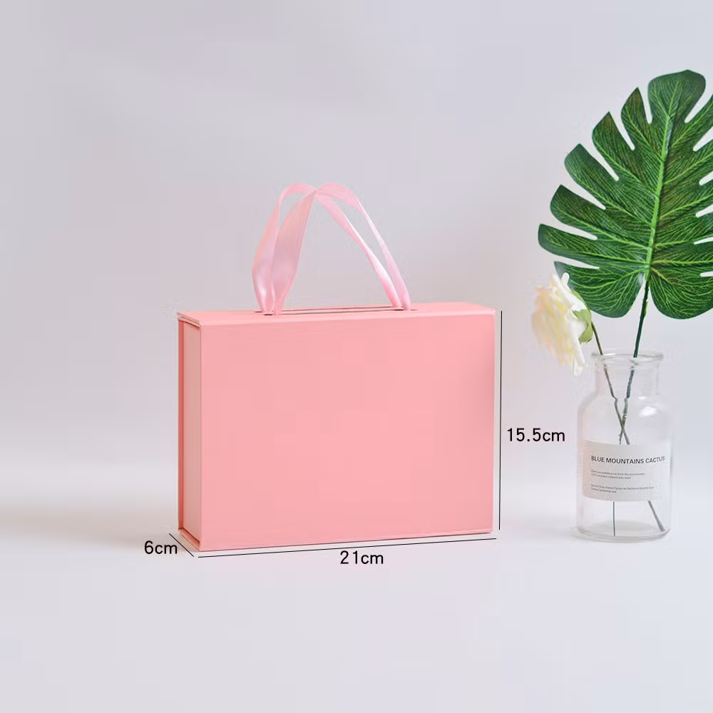 Customized Logo Private Label Packaging for Cosmetic Make up Hair Nail Eyelashes Paper Bag Carton Box