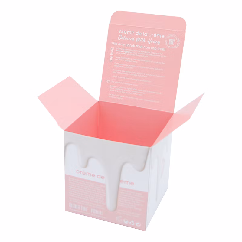 Wholesale Custom Folding Paper Box Packaging Cosmetic Art Paper Eyelash Cardboard Paper Shipping Gift Box