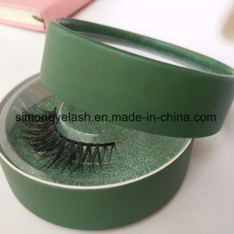 Custom Printing Paper Glitter Bottom Box for False Eyelashes (cosmetics)